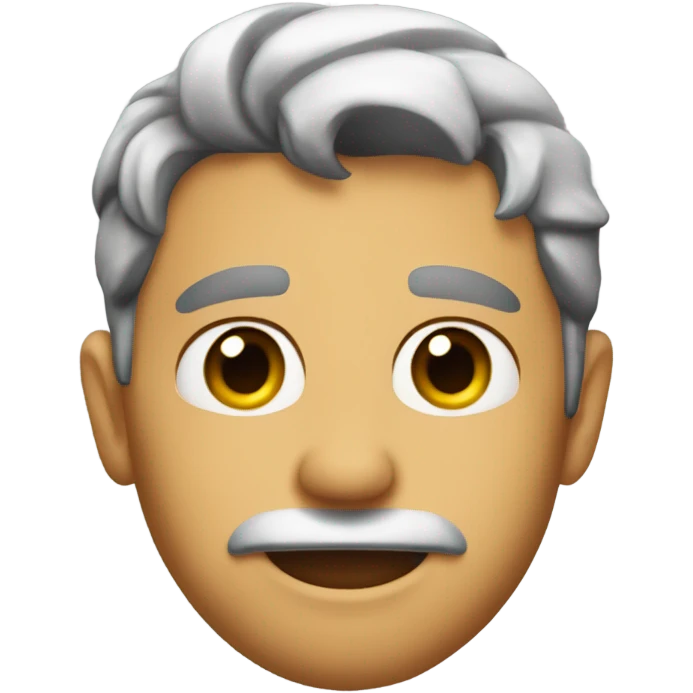 The rizzler showing off his jawline emoji