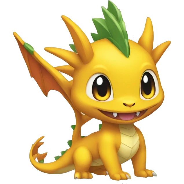 Dracofeu Pokémon  emoji