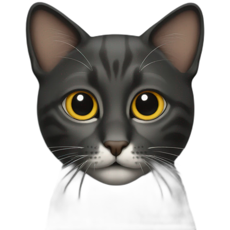 cat Moses black emoji