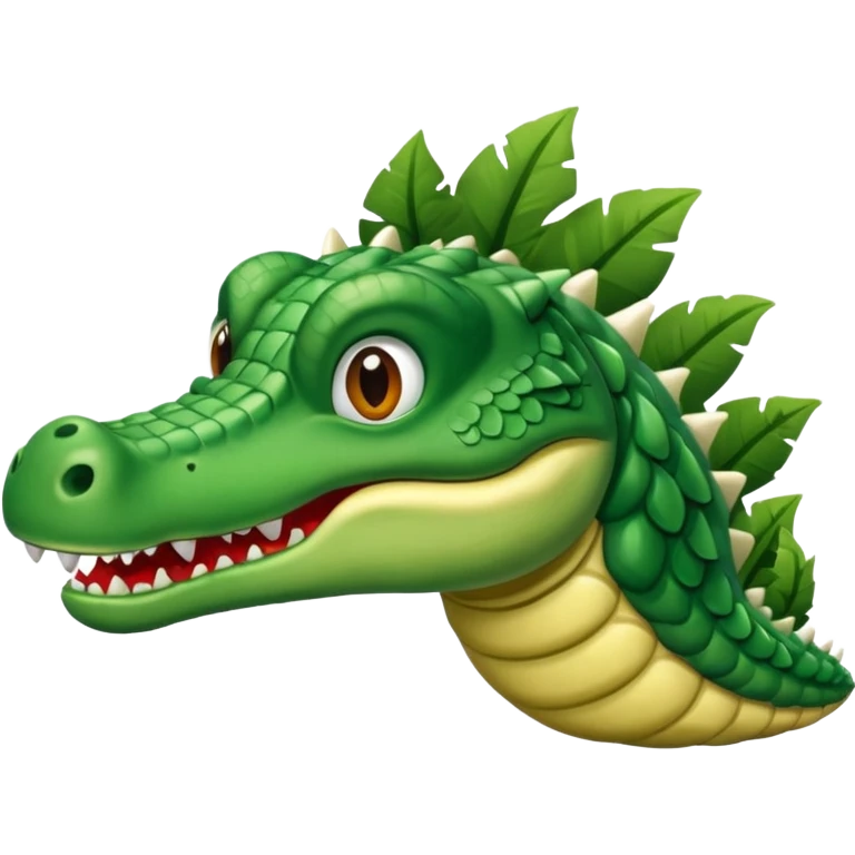 Hazme un avión con cabeza de cocodrilo emoji