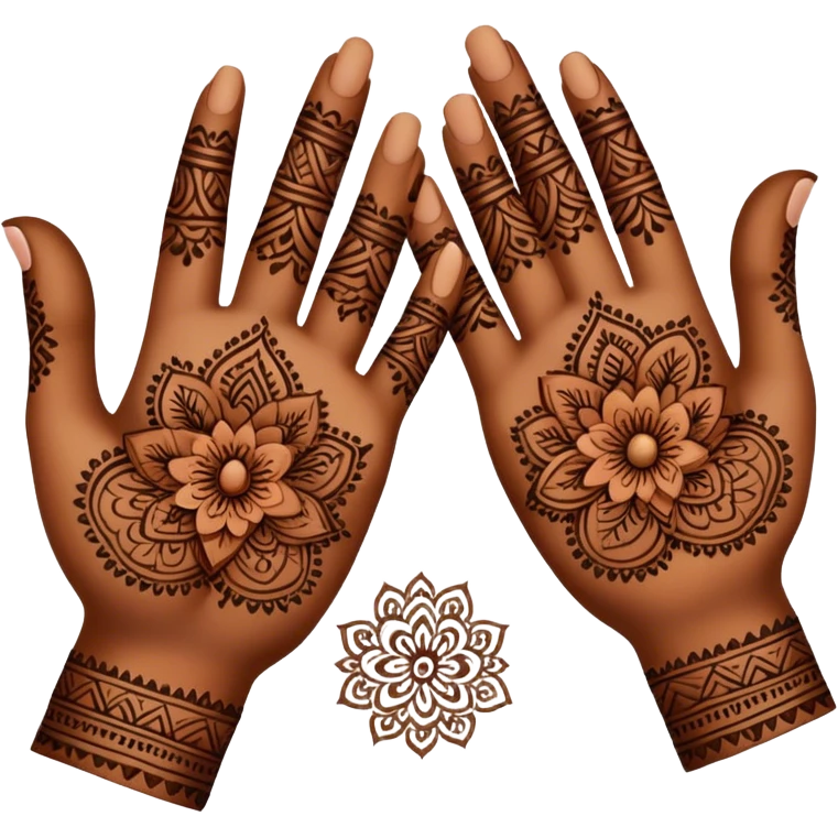 Henna hands  emoji