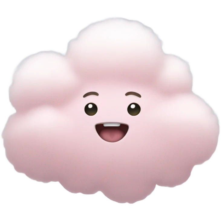 pastel pink cloud emoji