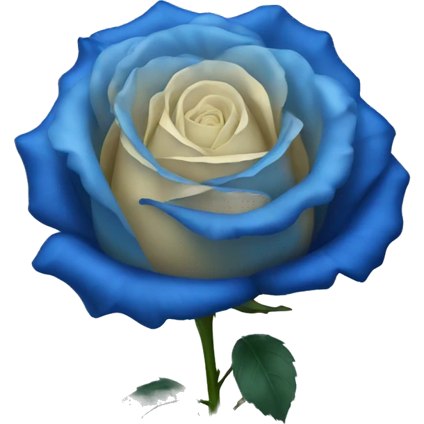blue rose  emoji