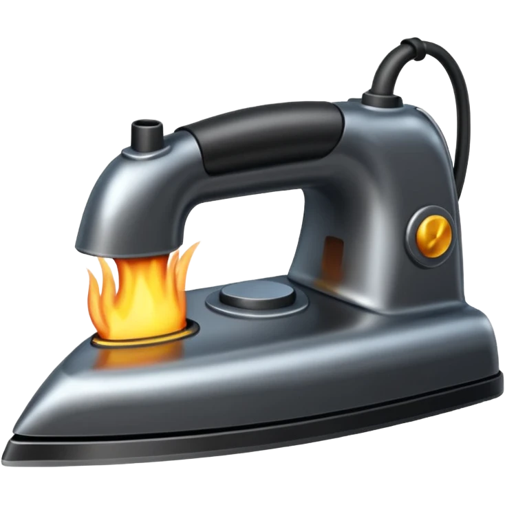 ferro de passar roupa emoji