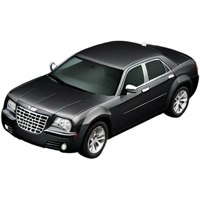 Chrysler 300 driving emoji