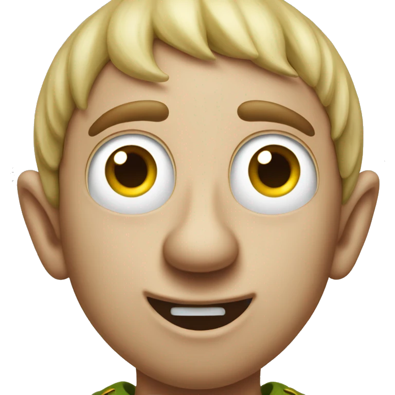 the elf rolls his eyes emoji