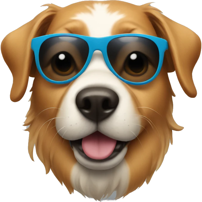 A dog with sunglases emoji