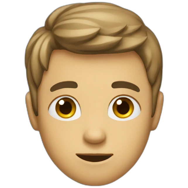 A boy who doesn’t care what another person says emoji
