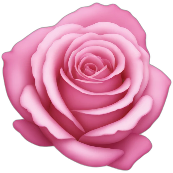 pink rose emoji