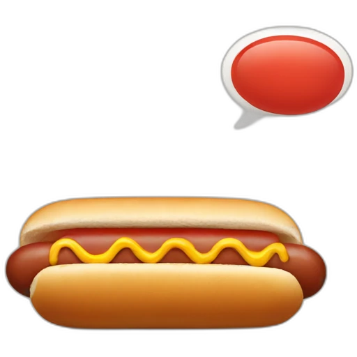 Hotdog emoji