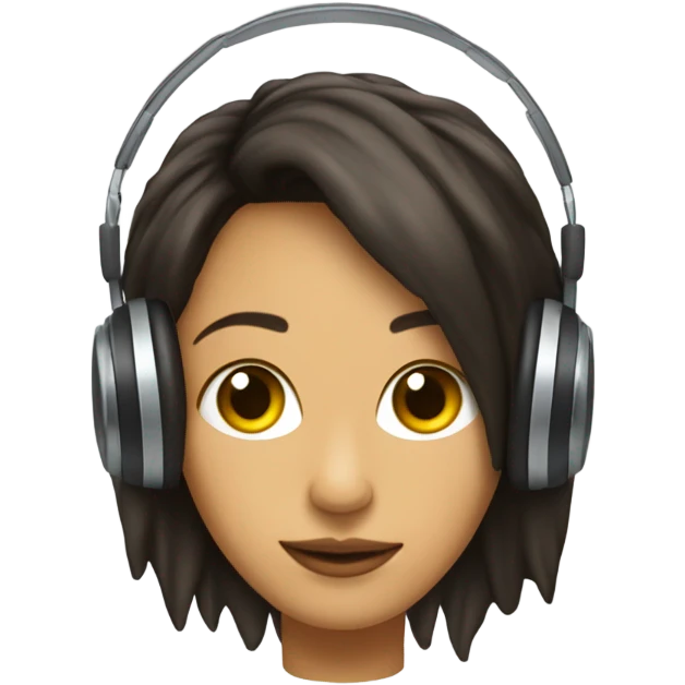Una chica escuchando caifanes  emoji
