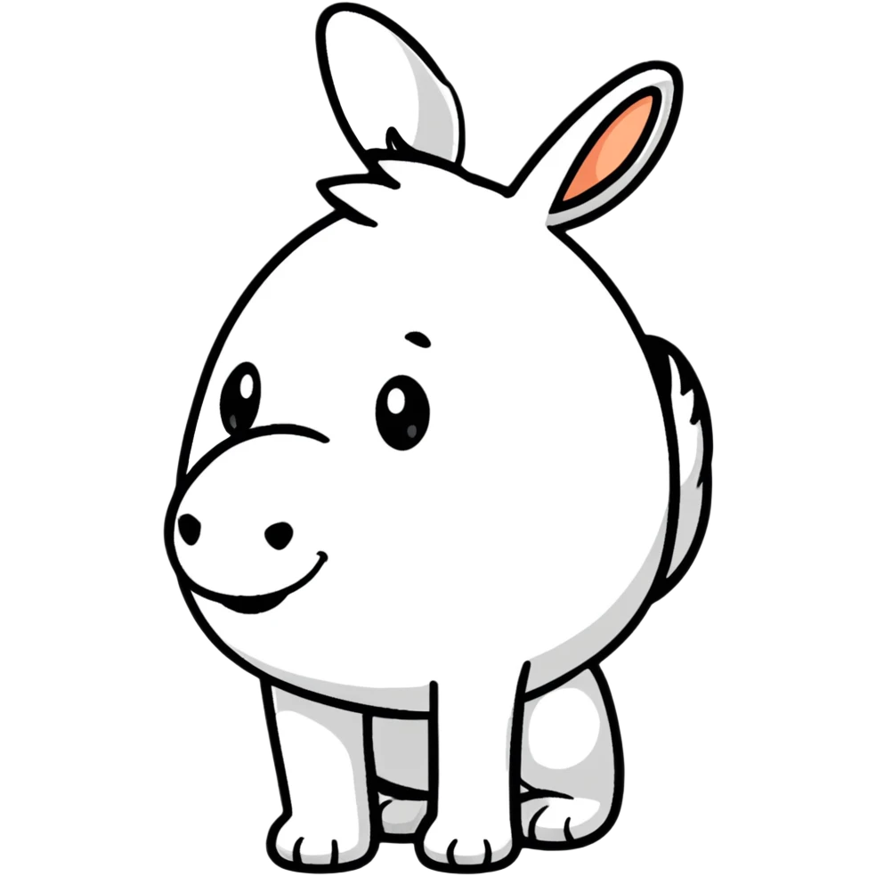 stylized cute nose emoji
