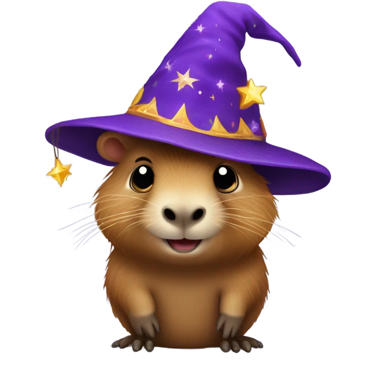 capybara wizard hat emoji