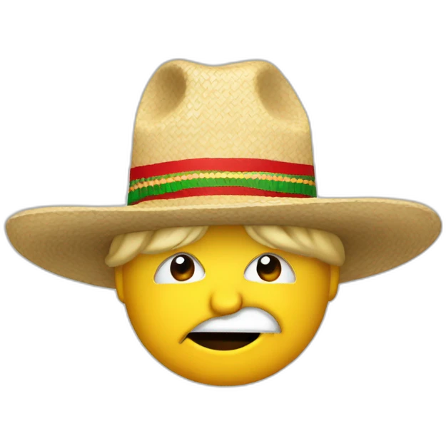 Trump with à mexicain hat emoji