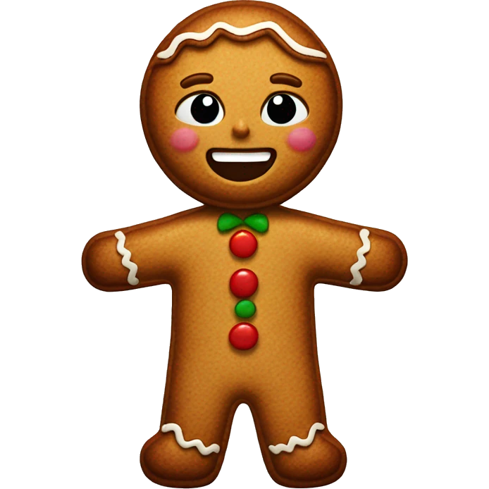 Ginger bread man emoji