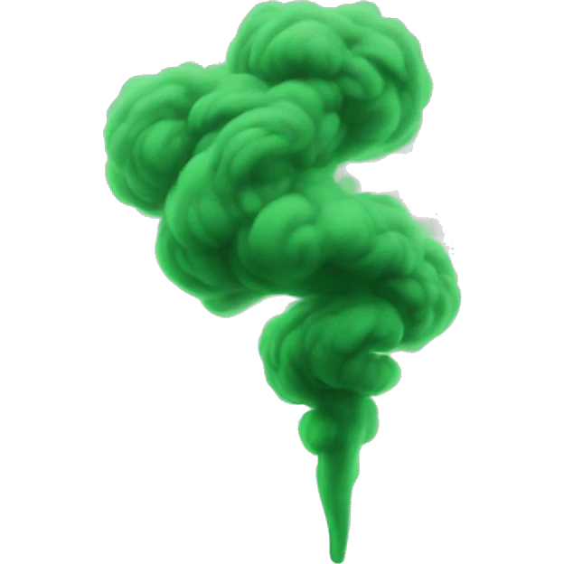 green smoke emoji