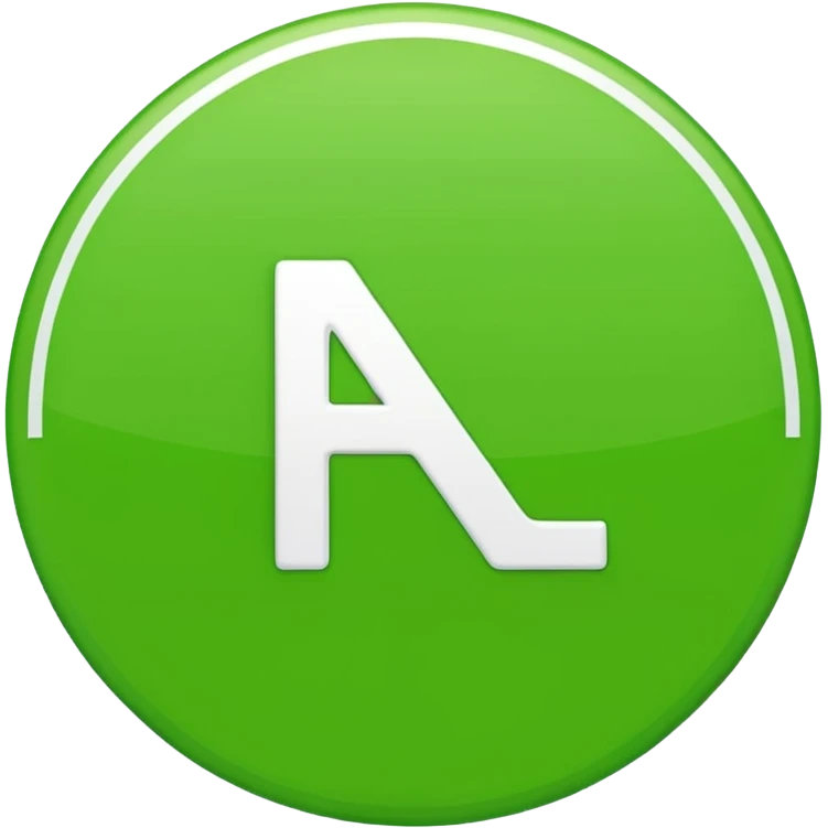 A green circle with a while good sing in the middle of the green circle emoji