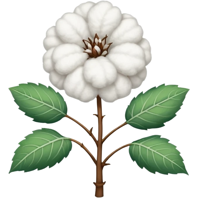 A cotton plant emoji