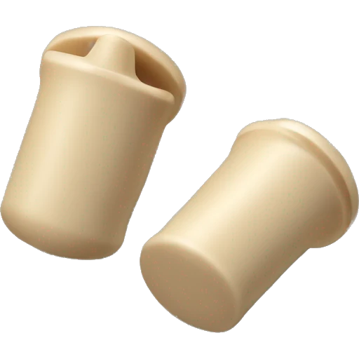beige protective earplugs  emoji