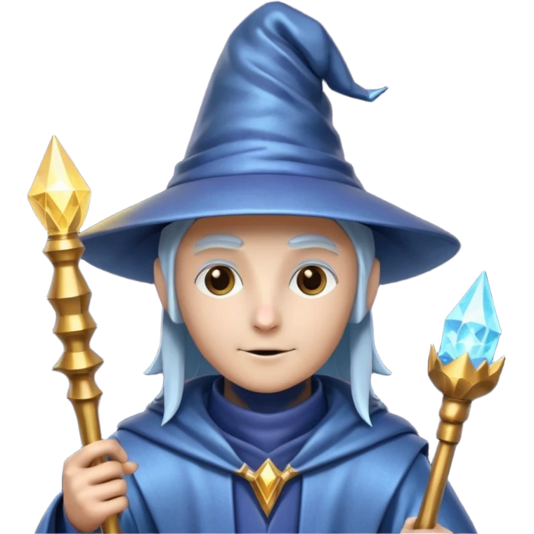 un mago robot programador emoji