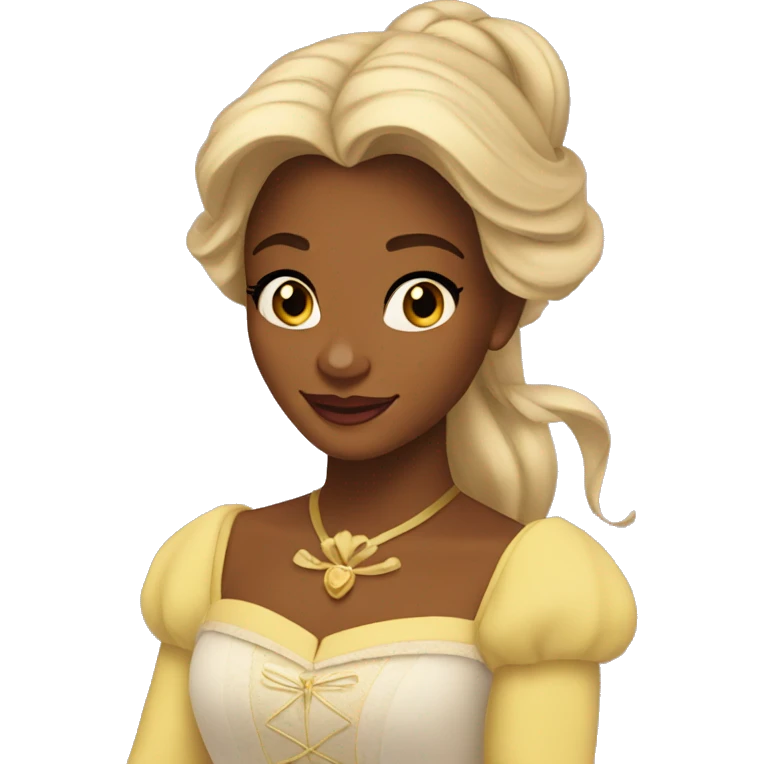 beauty and the beast belle emoji