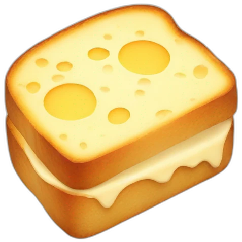 Cheese toast  emoji