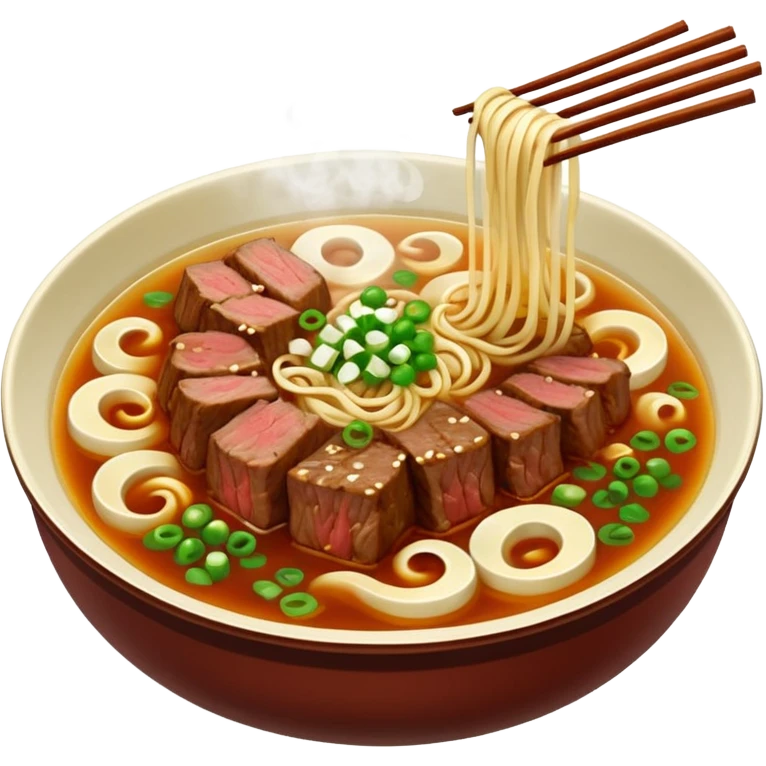 beef noodles emoji