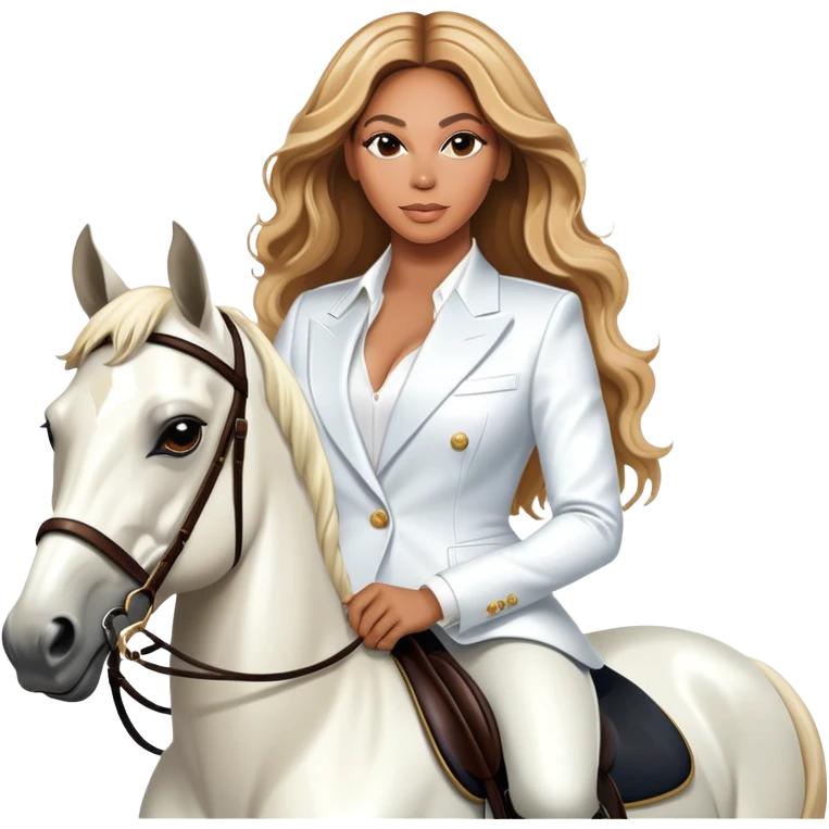 Beyoncé on a horse  emoji