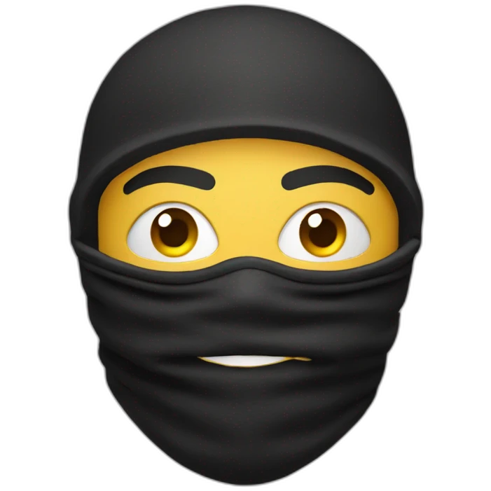 indian ninja ski mask emoji