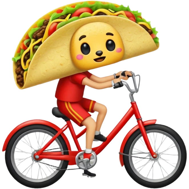 taco on a bike emoji