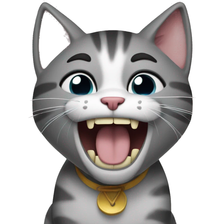 Gato cantando emoji