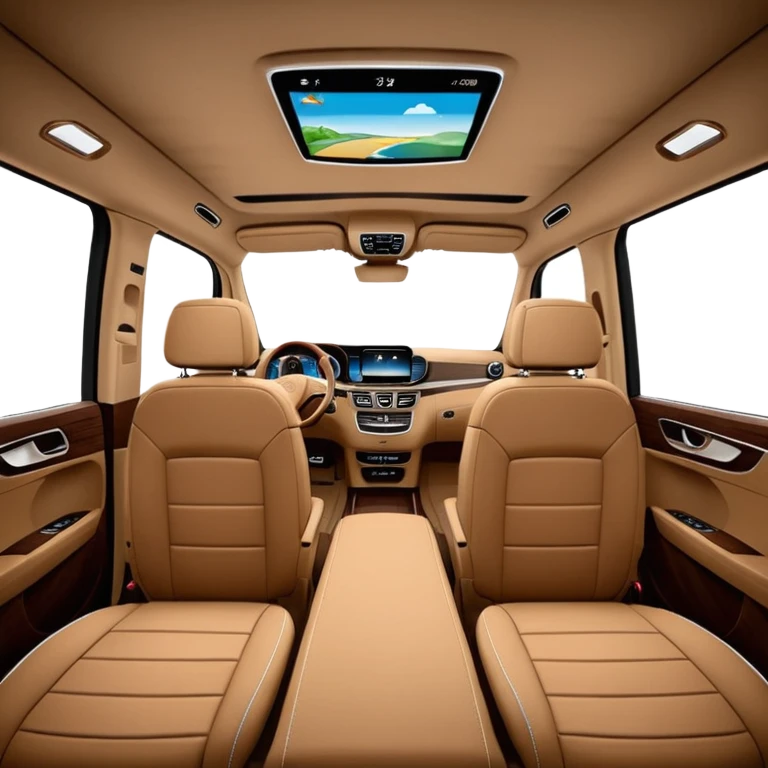 Mercedes Benz V Class Spacious cabin emoji