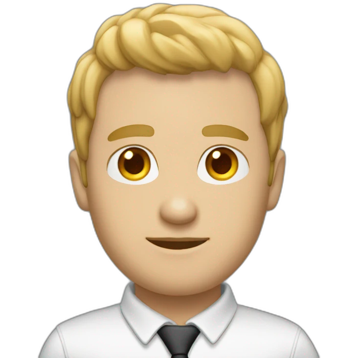 Gestion-white-Guy emoji