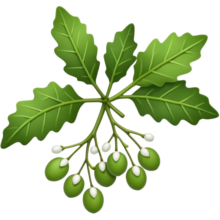 Mistletoe emoji