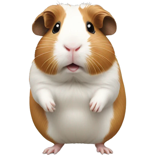 Guineapig standing on 2legs  emoji