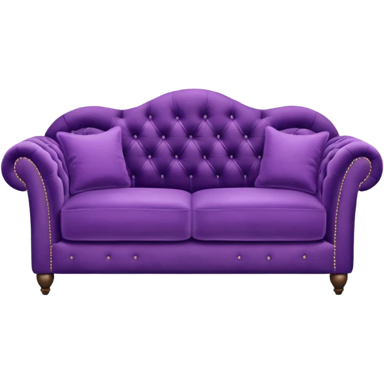 sofa purple emoji