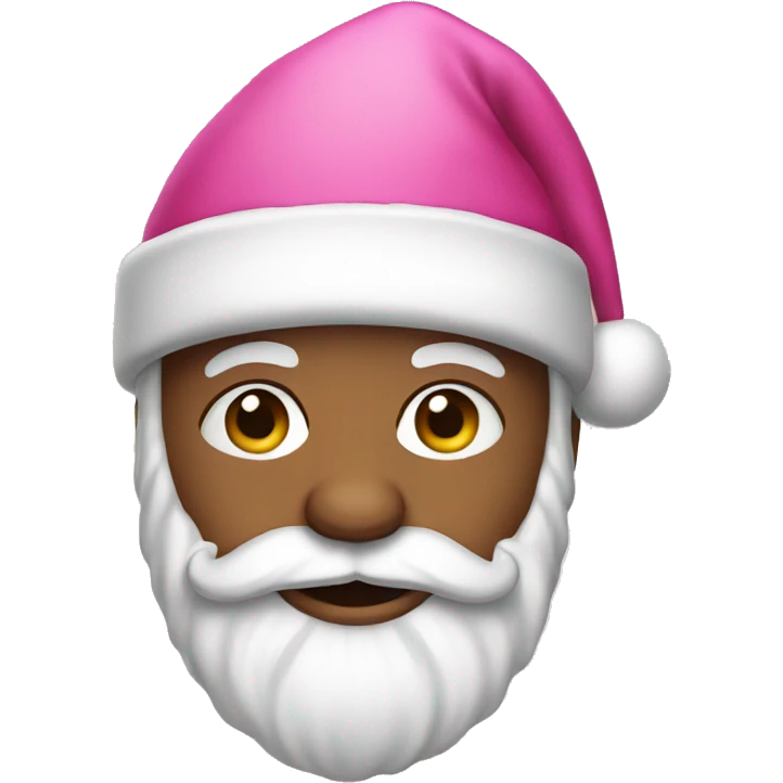 Pink Santa Claus  emoji