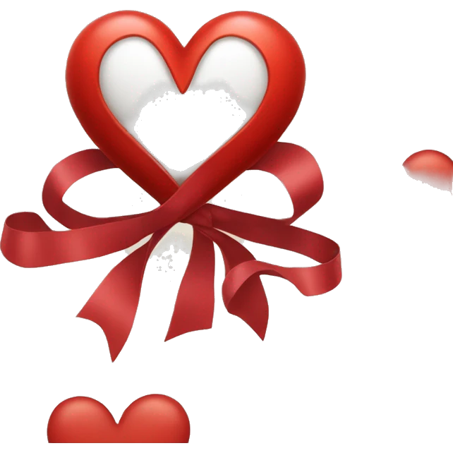 red hearr with ribbon emoji