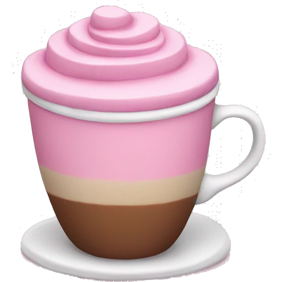pink latte emoji