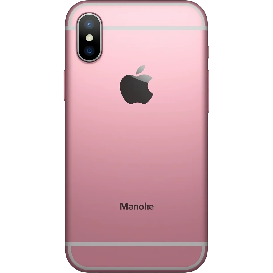Make a pink iphone looking you emoji emoji