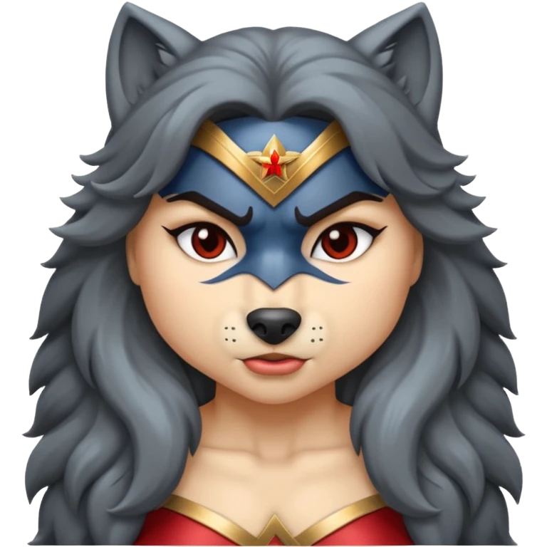  Wonderwoman wolf emoji