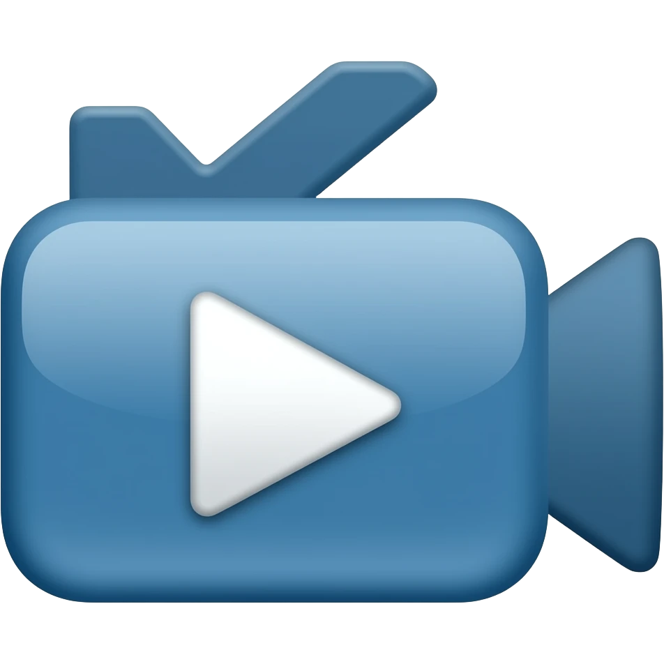 me puedes generar el icono de video emoji