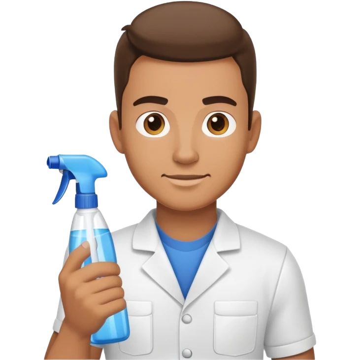 Buff cleaner guy emoji