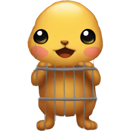 Cute cage emoji