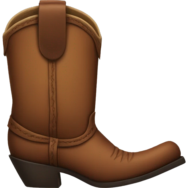 Cowboy boot emoji
