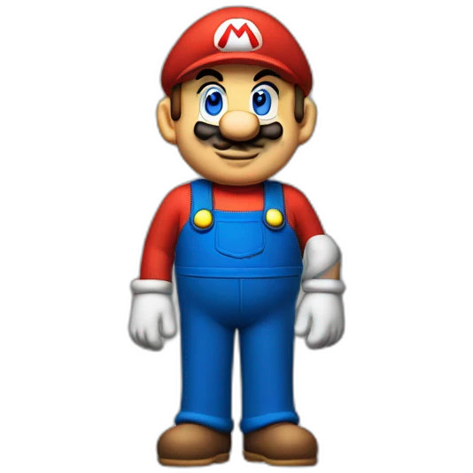 Homme version Mario emoji