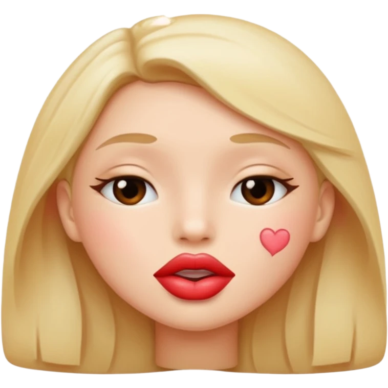 Lip kiss emoji