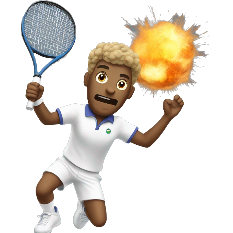 Tennis explosion emoji