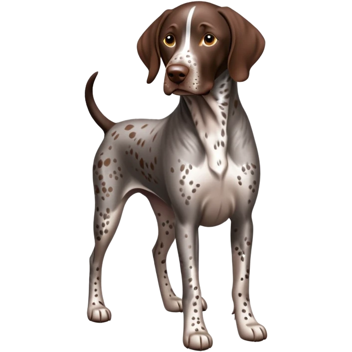 Liver roan German Shorthaired Pointer  emoji