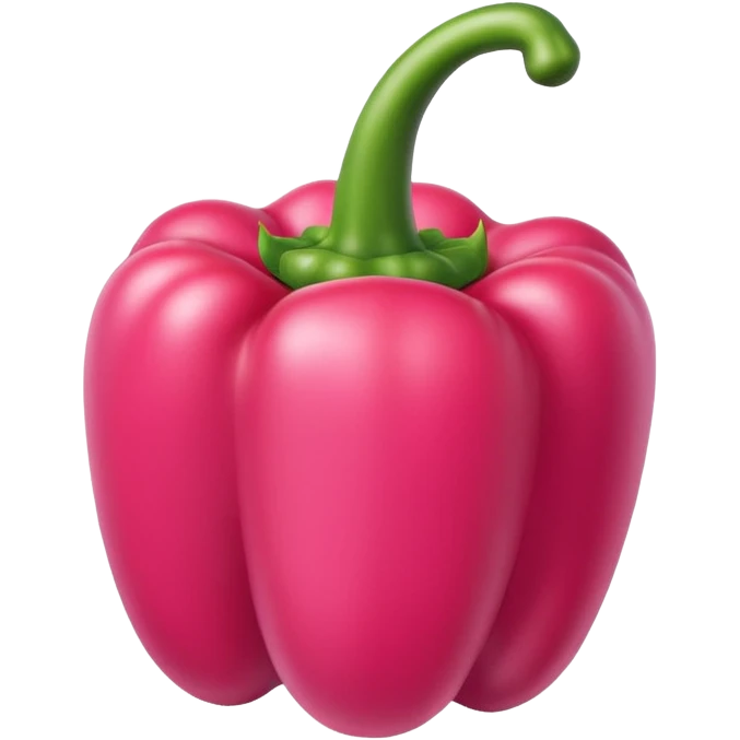 bright pink pepper emoji